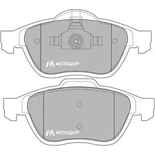 Тормозные колодки, дисковые, комплект MOTAQUIP 07IHUJ R 716QY7 LVXL1093 3555403