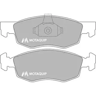 Тормозные колодки, дисковые, комплект MOTAQUIP LVXL1181 O GOD1 9BFR4 3555476