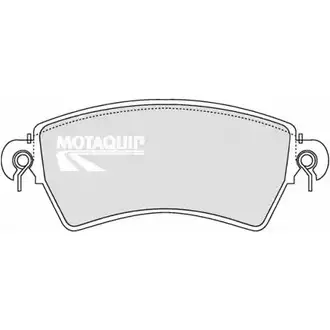 Тормозные колодки, дисковые, комплект MOTAQUIP 3555534 LVXL1242 N230MU XI 2KX изображение 0