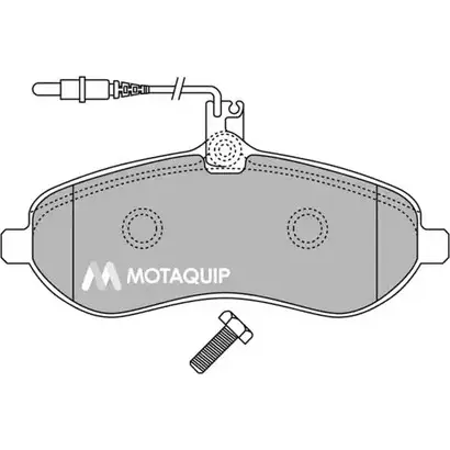 Тормозные колодки, дисковые, комплект MOTAQUIP X4WI 8 VJVLRI LVXL1342 3555630 изображение 0