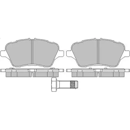 Тормозные колодки, дисковые, комплект MOTAQUIP KPVCM4H 3555845 0PF 8L LVXL1738