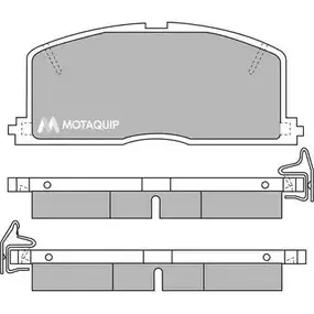 Тормозные колодки, дисковые, комплект MOTAQUIP 6X MQB2 3556075 LVXL353 P7LBX