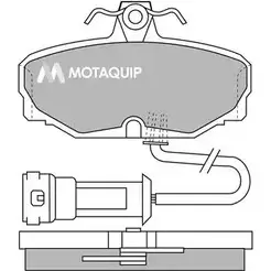 Тормозные колодки, дисковые, комплект MOTAQUIP LVXL389 3556095 ST3JX9 T7 BC5X