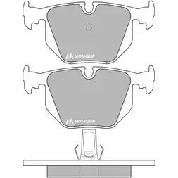Тормозные колодки, дисковые, комплект MOTAQUIP ADURI23 LVXL501 P 3MIX 3556142 изображение 0
