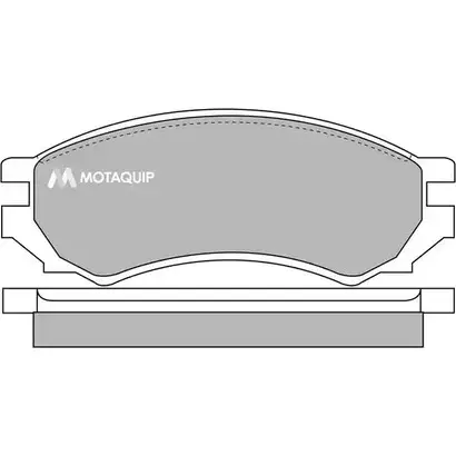 Тормозные колодки, дисковые, комплект MOTAQUIP LVXL615 3556212 99LBU R50 VCJC изображение 0