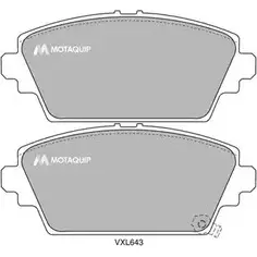 Тормозные колодки, дисковые, комплект MOTAQUIP LVXL643 I1EU5V 3556233 BKO T7PH изображение 0