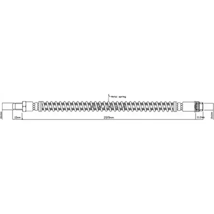 Тормозной шланг MOTAQUIP K8JA9Y1 3556848 H5 6TGUT VBH744 изображение 0