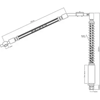 Тормозной шланг MOTAQUIP VBH790 Q Z3X8 3556881 FIGBQT изображение 0