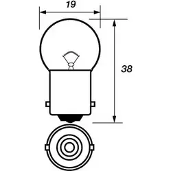 Лампочка, фонарь освещения багажника MOTAQUIP VBI207 TSMXK 3557013 20 7 изображение 0
