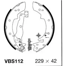 Тормозные колодки, комплект MOTAQUIP 3558024 J2GZRWA VBS112 UMZ XWY изображение 0