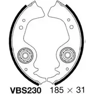 Тормозные колодки, комплект MOTAQUIP VBS230 DGZWQ 1 3558033 58WDAO изображение 0