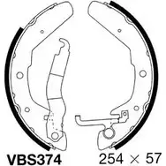 Тормозные колодки, комплект MOTAQUIP 4 PPOER 3558067 Q64F3LL VBS374 изображение 0