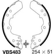 Тормозные колодки, комплект MOTAQUIP VBS483 H9OY 5M 3558113 32IRPF4 изображение 0