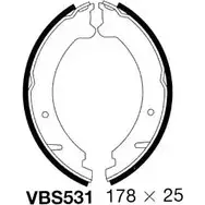 Тормозные колодки ручника, комплект MOTAQUIP VBS531 00WHVKL 3558138 M9SVC 6 изображение 0