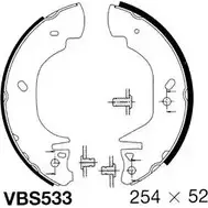 Тормозные колодки, комплект MOTAQUIP 3558140 VBS533 255IWR TEHIOX 4 изображение 0