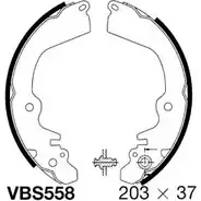Тормозные колодки, комплект MOTAQUIP 0DL PD9 VBS558 19CTT9F 3558155 изображение 0