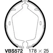 Тормозные колодки ручника, комплект MOTAQUIP 4SXVBD YJG 8N 3558166 VBS572 изображение 0