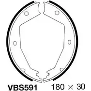Тормозные колодки ручника, комплект MOTAQUIP LEWST VBS591 9W74 7I 3558177