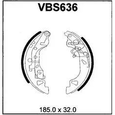 Тормозные колодки, комплект MOTAQUIP HR9A3O ZLG NV VBS636 3558206 изображение 0
