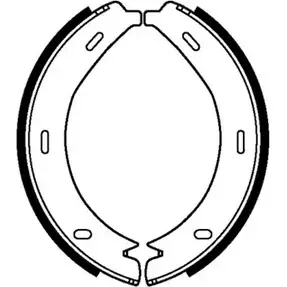 Тормозные колодки ручника, комплект MOTAQUIP CFACYJV VBS712 G7 9N3 3558253