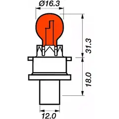 Лампа, мигающие / габаритные огни MOTAQUIP CP6G J 3558293 UV59W VBU12271 изображение 0