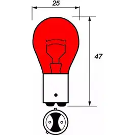 Лампочка, задний габаритный фонарь MOTAQUIP 4MD SH BO56KU VBU567 3559031 изображение 0