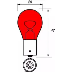 Лампа, противотуманные . задние фонари MOTAQUIP XRM JCD B2ECEDN VBU584 3559058 изображение 0