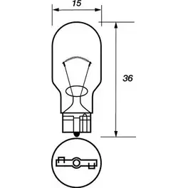 Лампочка, дополнительный фонарь сигнала торможения MOTAQUIP 3559168 92 1B VBU921B CRLPMA изображение 0