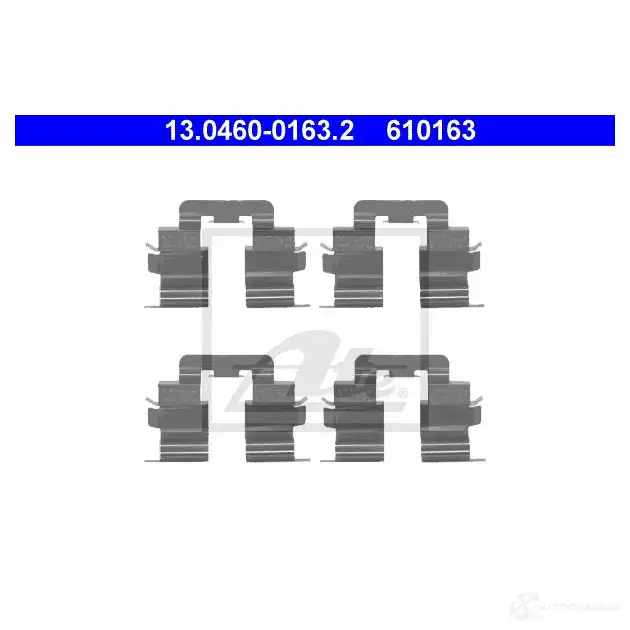 Ремкомплект колодок ATE 13046001632 C75XC 55895 6101 63