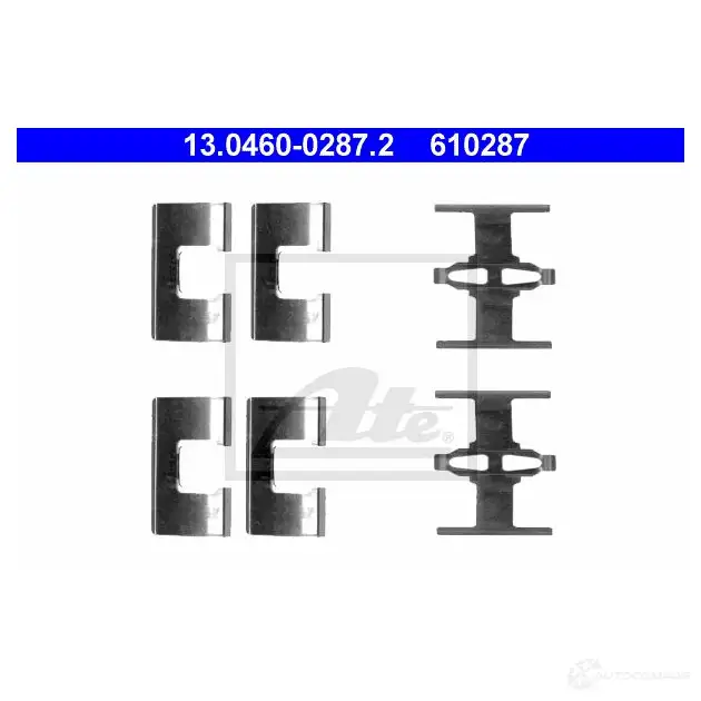 Ремкомплект колодок ATE 55955 3EI8F 6102 87 13046002872