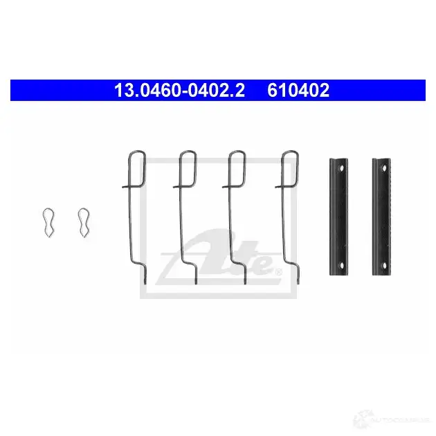 Ремкомплект колодок ATE B75IMP 6104 02 55980 13046004022