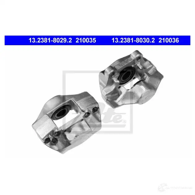 Тормозной суппорт ATE 210 036 13238180302 57388 32XQI2C