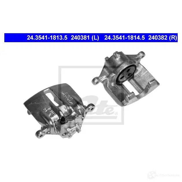 Тормозной суппорт ATE 240 381 9YL1FLW 61027 24354118135
