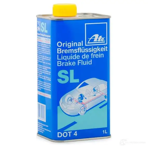 Тормозная жидкость DOT 4, 1 л ATE 03990158022 7058 02 55171 ZQHCBG0 изображение 2