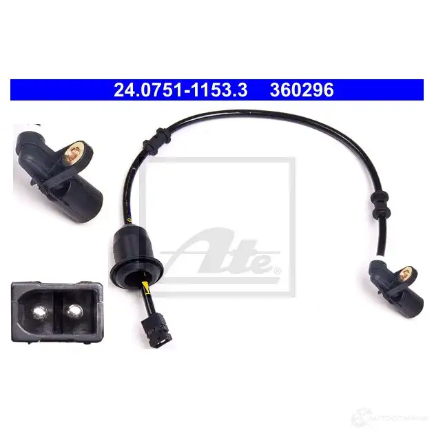 Датчик АБС ATE 360 296 TCL4N 24075111533 59783
