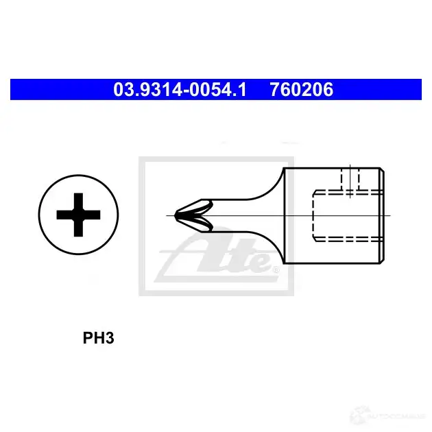 Разъем ATE 55077 03931400541 2RZCY 760 206