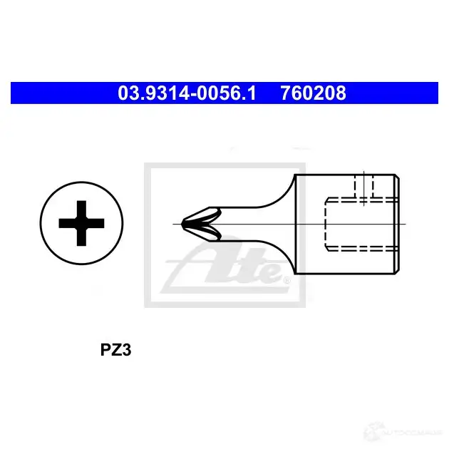 Разъем ATE 7602 08 03931400561 55079 3JMD52F