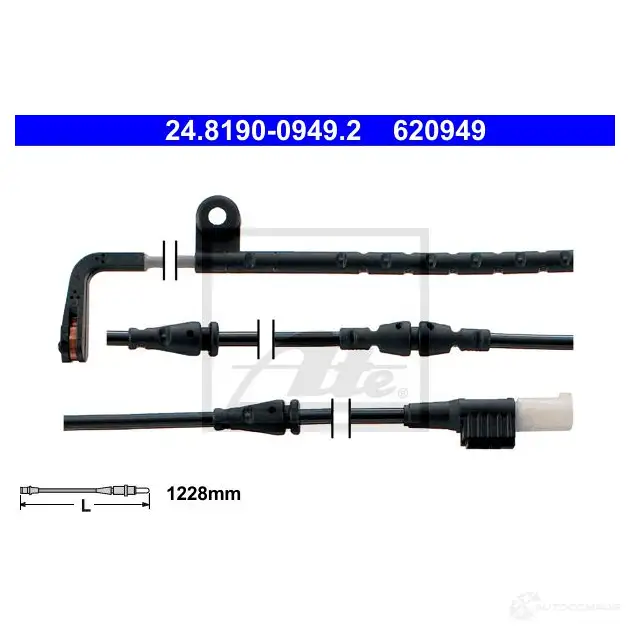 Датчик износа тормозных колодок ATE 63226 ZJ4W2D 24819009492 620 949