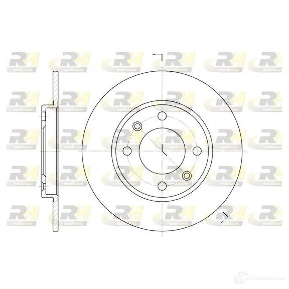 Тормозной диск ROADHOUSE DSX6128 00 2L2TDQB 1460865 6128.00 изображение 0