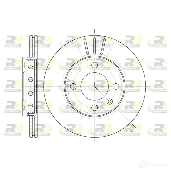 Тормозной диск ROADHOUSE WOQ4831 6426.10 DSX6 42610 1461500 изображение 0