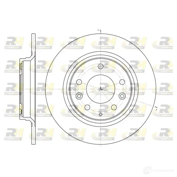 Тормозной диск ROADHOUSE CLJXF0Q DSX 688100 6881.00 1461931 изображение 0