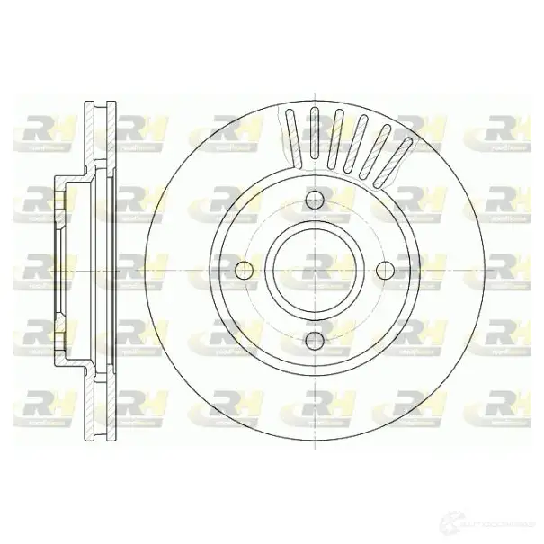 Тормозной диск ROADHOUSE JCC3G7 6211.10 DSX6211 10 1461301