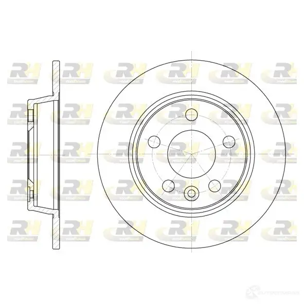 Тормозной диск ROADHOUSE DS X645300 BF92FQ 6453.00 1461527
