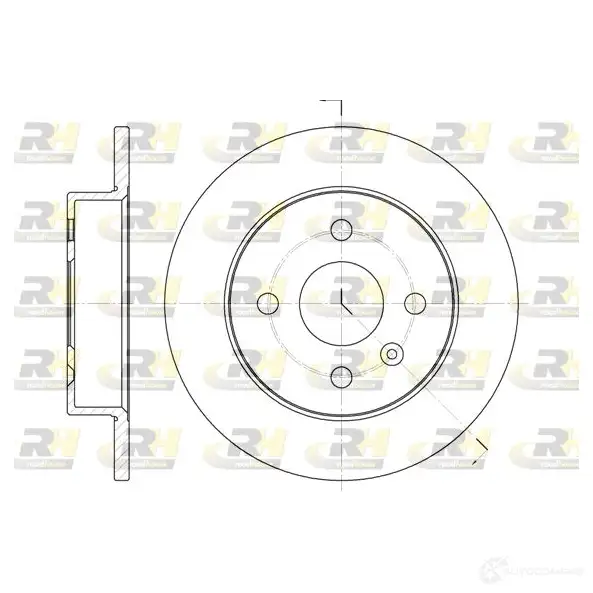 Тормозной диск ROADHOUSE EY8WJGV DSX65 7000 1461640 6570.00