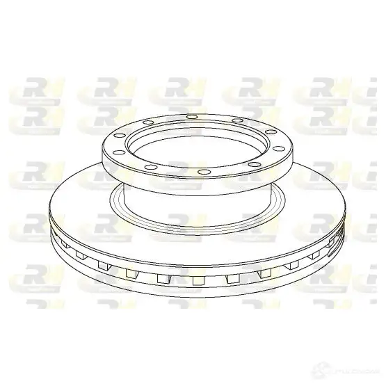 Тормозной диск ROADHOUSE NSX1061.20 NSX106120 1462751 1061.2 0