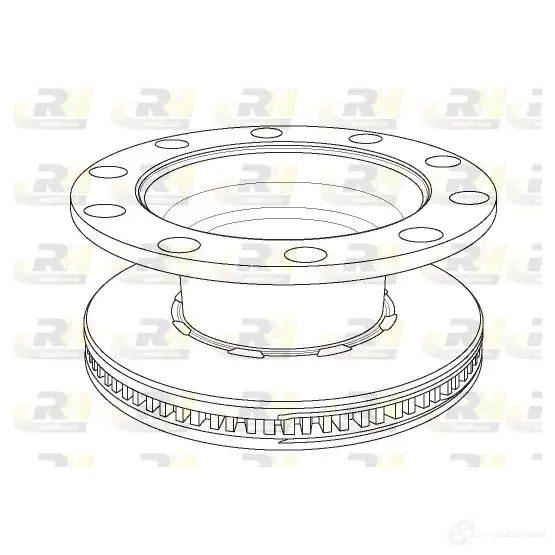 Тормозной диск ROADHOUSE 1462826 NSX117920 1179 .20 NSX1179.20 изображение 0