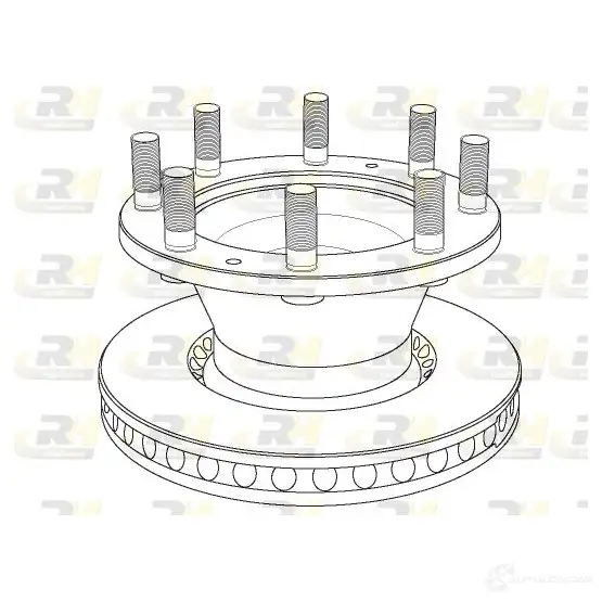 Тормозной диск ROADHOUSE NSX102220 1022 .20 NSX1022.20 1462720