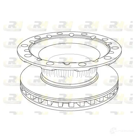 Тормозной диск ROADHOUSE 1176 .20 NSX1176.20 1462822 NSX117620 изображение 0