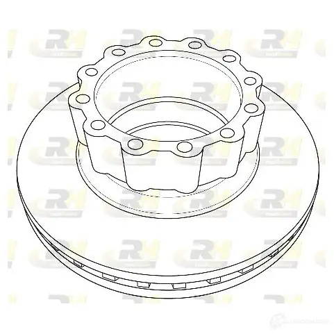 Тормозной диск ROADHOUSE NSX122920 1462871 1229 .20 NSX1229.20