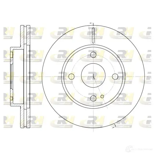 Тормозной диск ROADHOUSE VSNC3NN 6056.10 D SX605610 1460519
